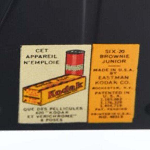 Old Vintage Kodak Brownie Box Camera Junior Six-20 - Picture 7 of 7